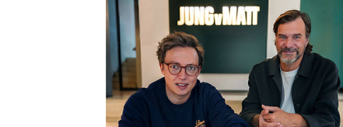 Vom Award-Team: Thomas Heyen (l.) und Jan Harbeck