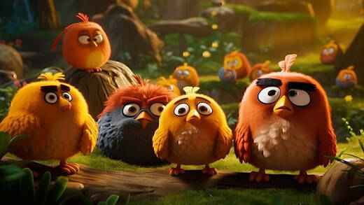 Spiele-Flops: Auch die Angry Birds sind schnell wieder abgestützt.