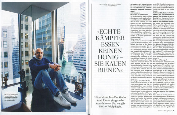 Das SZ-Magazin bringt am 15. März ein "Männerheft" heraus: Amir Kassaei darf da natürlich nicht fehlen. Das SZ-Magazin bringt am 15. März ein "Männerheft" heraus: Amir Kassaei darf da natürlich nicht fehlen.