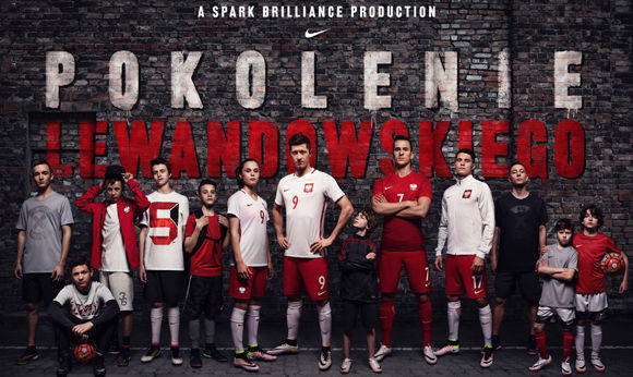 Die Nike-Kampagne würdigt die neue Generation polnischer Fußballspieler.