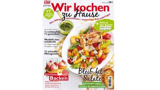 Auch im Home Office will man gut essen. Burda weiß Rat.