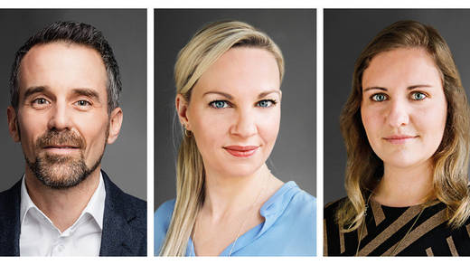 Die Köpfe hinter Cyan: Karsten Krämer, Sonja Görlich und Christine Pollithy