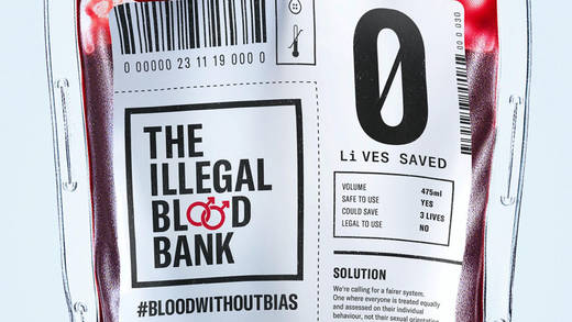 Bei der illegalen Blutbank können am 23. November auch Homo- und Bisexuelle Blut spenden.