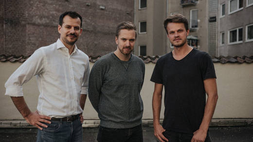 Das Odaline-Team: Marin Ćurković, Jan Nicolas König und Nico Combes (v.l.).