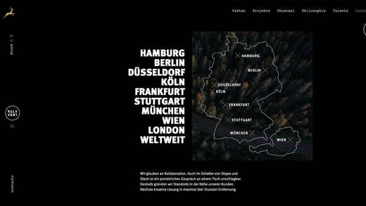 Deutsche Hirschen gemeinsam mit den Wienern: Zum goldenen Hirschen fasst die Web-Präsenzen zusammen.