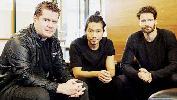 Raphael Brinkert, Toan Nguyen, Arne Friedrich (v.l.n.r.).