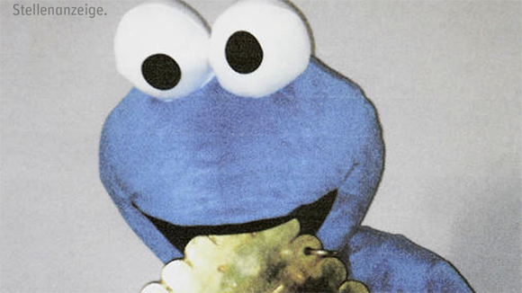 So hat sich das "Krümelmonster" mit dem gestohlenen Bahlsen-Keks gezeigt. So hat sich das "Krümelmonster" mit dem gestohlenen Bahlsen-Keks gezeigt.