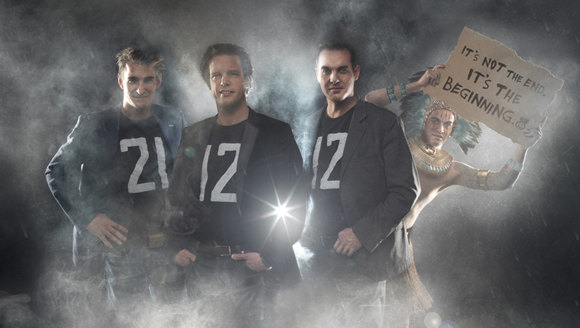 Glauben nicht an den Weltuntergang am 21.12.: Sacha Moser, Serviceplan-Gruppenchef Florian Haller und Christian Baertschi (v.l.) Glauben nicht an den Weltuntergang am 21.12.: Sacha Moser, Serviceplan-Gruppenchef Florian Haller und Christian Baertschi (v.l.)