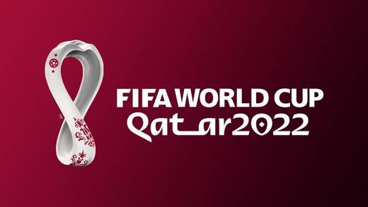 Das offizielle Emblem der Fifa Fussball-WM 2022