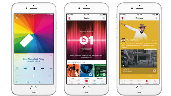 Apple macht Spotify mit einem eigenen Musikdienst Konkurrenz. 