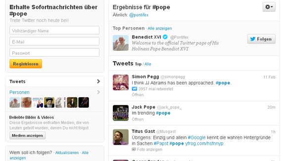 "Pope" oder "Papst" war das Keyword des Rosenmontags. "Pope" oder "Papst" war das Keyword des Rosenmontags.