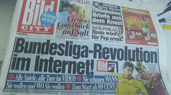 Kurz vor dem Bundesliga-Start läuft die Werbemaschinerie von Springer auf Hochtouren. Kurz vor dem Bundesliga-Start läuft die Werbemaschinerie von Springer auf Hochtouren.