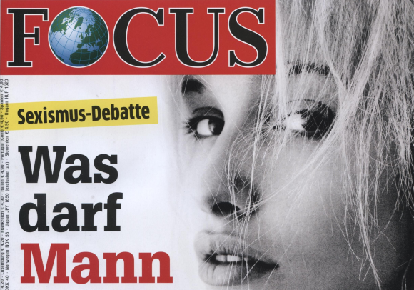 Die Debatte geht weiter: Im aktuellen "Focus" können Männer testen, ob sie Sexisten sind. Die Debatte geht weiter: Im aktuellen "Focus" können Männer testen, ob sie Sexisten sind.