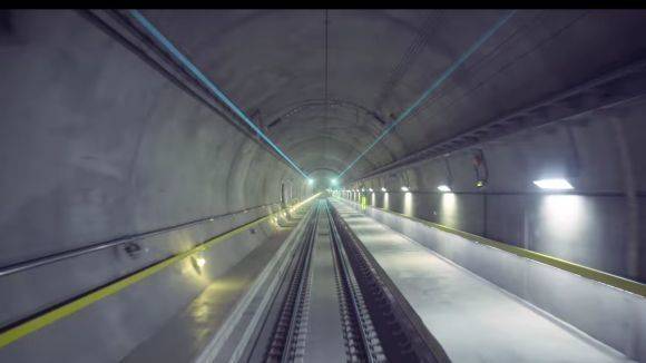 Der neue Gotthard-Tunnel.