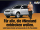 Angela Merkel betritt Neuland: Sixt-Motiv von Jung von Matt/Fleet.