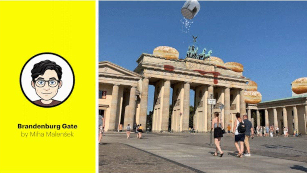 Snapchats Landmark-Feature ist nun auch für 14 weitere Orte verfügbar, unter anderem auch für das Neue Rathaus in München und das Brandenburger Tor.