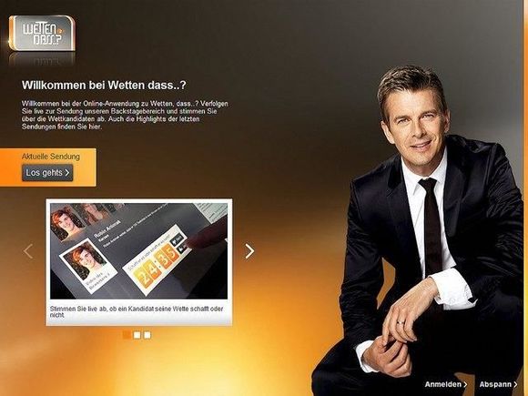 Web-Diskussion garantiert: Die Second-Screen-App zu "Wetten, dass...?" Web-Diskussion garantiert: Die Second-Screen-App zu "Wetten, dass...?"