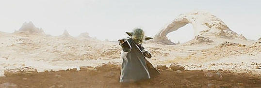 Selber sie warmmachen du kannst! Nissin Cup Noodles engagieren Meister Yoda.