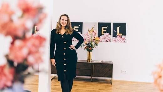 Katharina Wolff, seit zehn Jahren ihr eigener Chef.