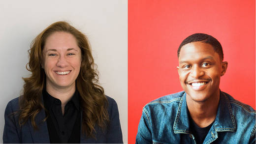 Karin Giefer und Quinnton Harris
