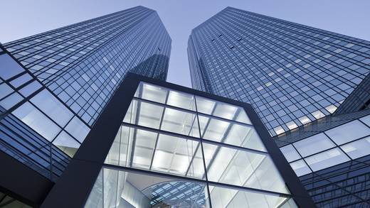 Die Zentrale der Deutschen Bank in Frankfurt am Main.