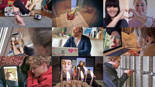 Im neuen Spot werden reale Smartphone-Videos aus deutschen Wohnzimmern gezeigt.