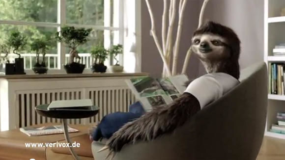 Frank das Faultier hält sich für besonders schlau. Frank das Faultier hält sich für besonders schlau.