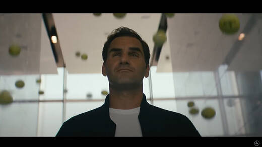 Seit 2008 ist Roger Federer Markenbotschafter für Mercedes-Benz.