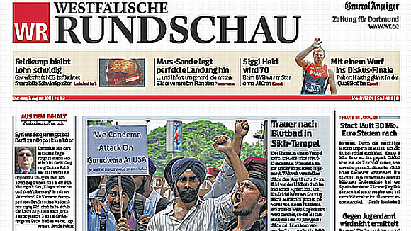 Die WAZ Mediengruppe streicht bei der defizitären "Westfälischen Rundschau" (WR) 120 Stellen - gegen den Willen des Mitgesellschafters ddvg/SPD. Der Titel soll aber erhalten werden. Die WAZ Mediengruppe streicht bei der defizitären "Westfälischen Rundschau" (WR) 120 Stellen - gegen den Willen des Mitgesellschafters ddvg/SPD. Der Titel soll aber erhalten werden.