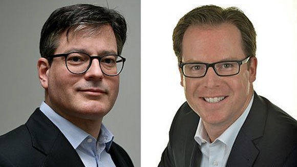 Ulf Kowitz (l.) und Dennis Rößler leiten den Mediahafen Hamburg.