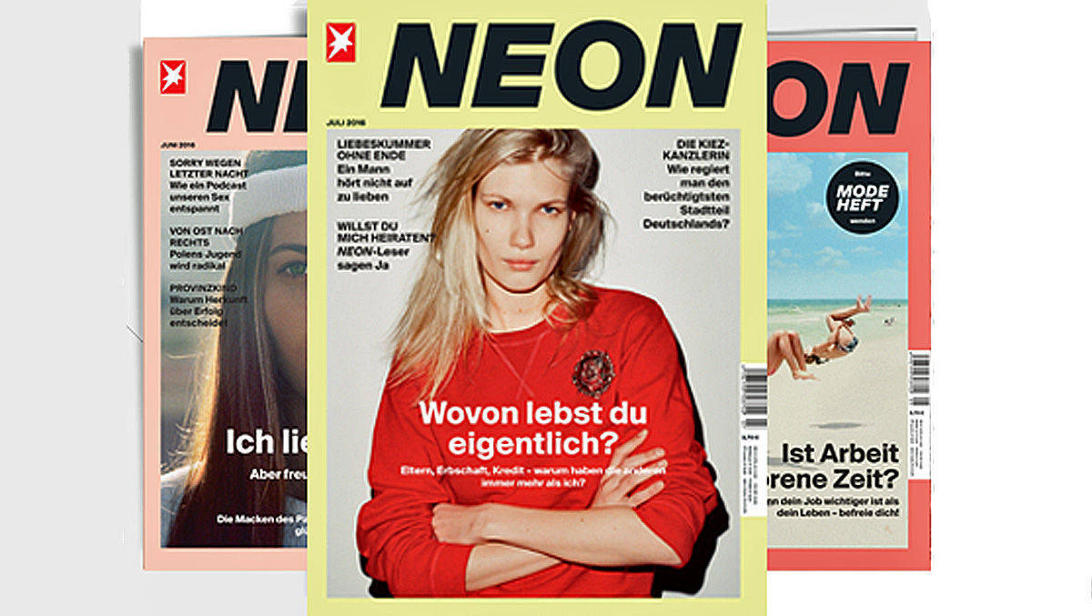 Zeitschrift am Ende: Die junge Marke Neon wird künftig nur noch digital existieren.