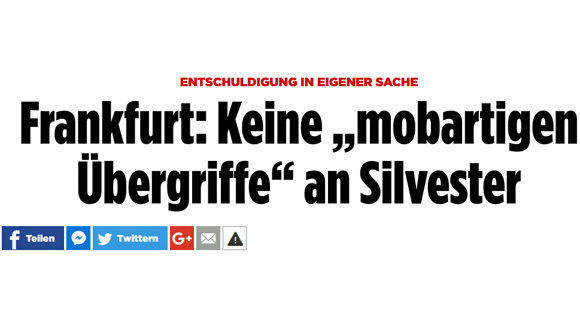 "Bild" tappt in die Zeugen-Falle.