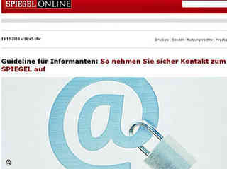 Wie Sie dem "Spiegel" Infos zuspielen – an der NSA vorbei Wie Sie dem "Spiegel" Infos zuspielen – an der NSA vorbei