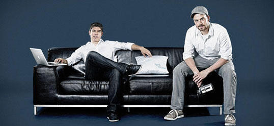 Kreatives Duo: Christian Hergenröther, Produzent, und Andreas Roth, Regisseur.