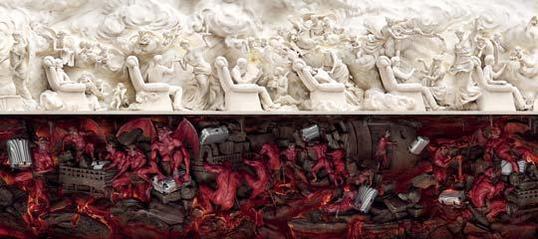 Hohe Kunst aus China: Für Samsonite schickt JWT Koffer durch einen höllischen Gepäckraum.