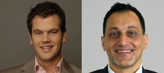 Wollen die Dynamik im Mittleren Osten nutzen: René Körting und Usama Abu-Pascha (v.l.). 