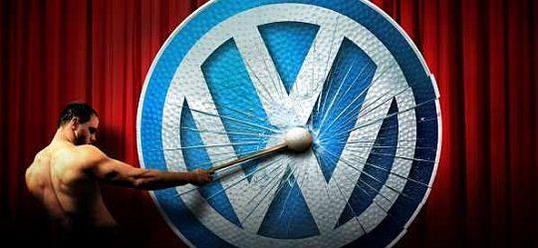 Immer feste druff': Greenpeace hat sich gegen VW eingeschossen.