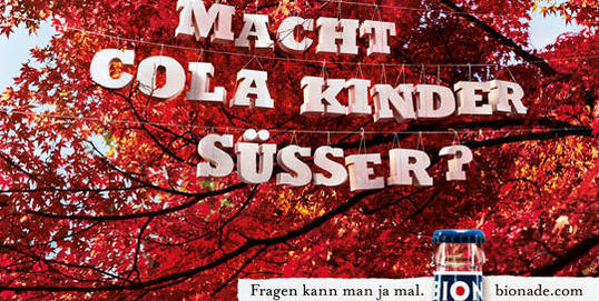 Gold für Kolle Rebbe und die Bionade-Kampagne.