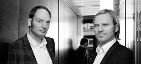 Haasenstein-Chefs Timm Hanebeck (l.) und Matthias Wagener