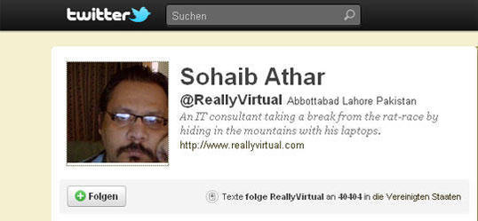 Bin Ladens Nachbar twitterte US-Einsatz