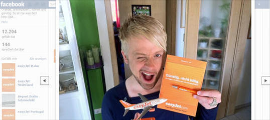 "Echt und nicht gespielt": Easyjet präsentiert Ross Antony.