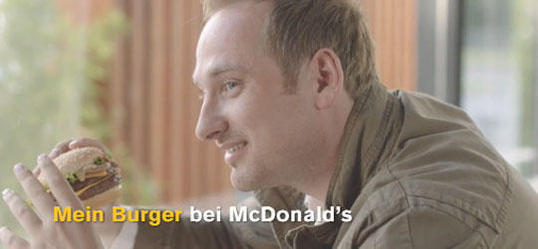 So sah die Kampagne für den ersten Social Media Burger von McDonalds aus.