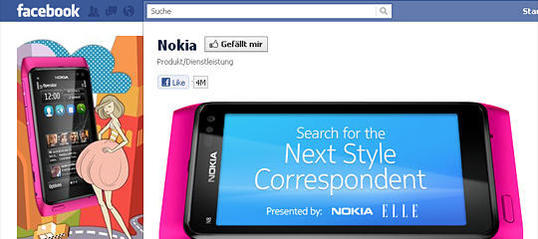 Über 3,5 Millionen Fans hat die internationale Nokia-Fanpage bei Facebook.