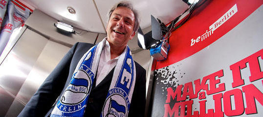 Berlin wolle sich bei seinen Fans bedanken, so Wowereit zum Start der "Make it a Million"-Kampagne.