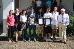 Claudia Greiner-Zwarg (Eltern), Andrea Wörsdörfer (Eltern), Die Studenten: Elena Fülop (Sonderpreis),  Sebastian Kneip (1. Platz), Susan Orth (3. Platz),  Maximilian Stengl (2. Platz) sowie Max Condula und Daniel Müller (U5)