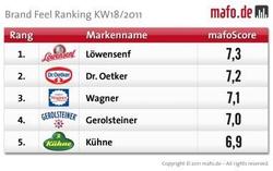 Löwensenf ist der Sieger im Markenranking von Mafo.de und W&V Online.