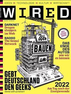 Endlich da, wenn auch nur als Einmal-Ausgabe: die deutsche "Wired". 
