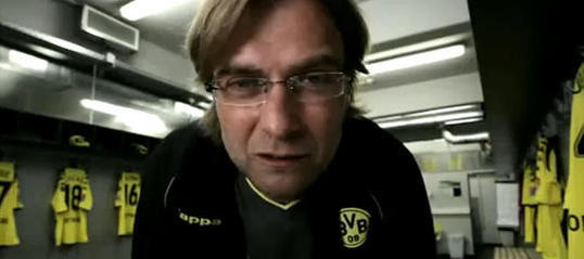 Mit dem Sprung an die Spitze hat Jürgen Klopp - hier im Kappa-Spot - die Grundlage für künftige TV-Einnahmen von Borussia Dortmund gelegt. 