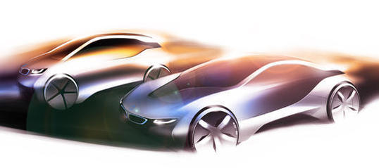 Futuristisch: Das Designkonzept für die Modelle BMW i3 und BMW i8