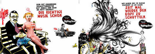Plädiert für mehr Rock n' Roll: Neue Printkampagne aus der Feder von Oliver Voss